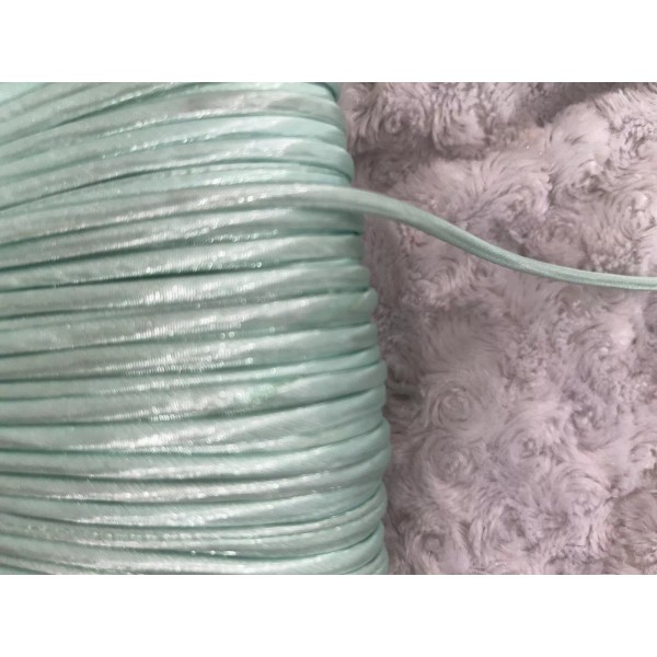 Unbranded 10 yards Mint Green tube CORD spaghetti strap string