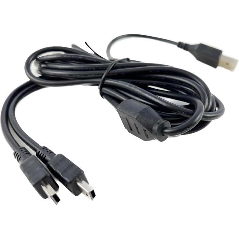 OMNIHIL 10FT-MINI-USB Splitter Cable Compatible with Peavey BTS 2.2 Wireless