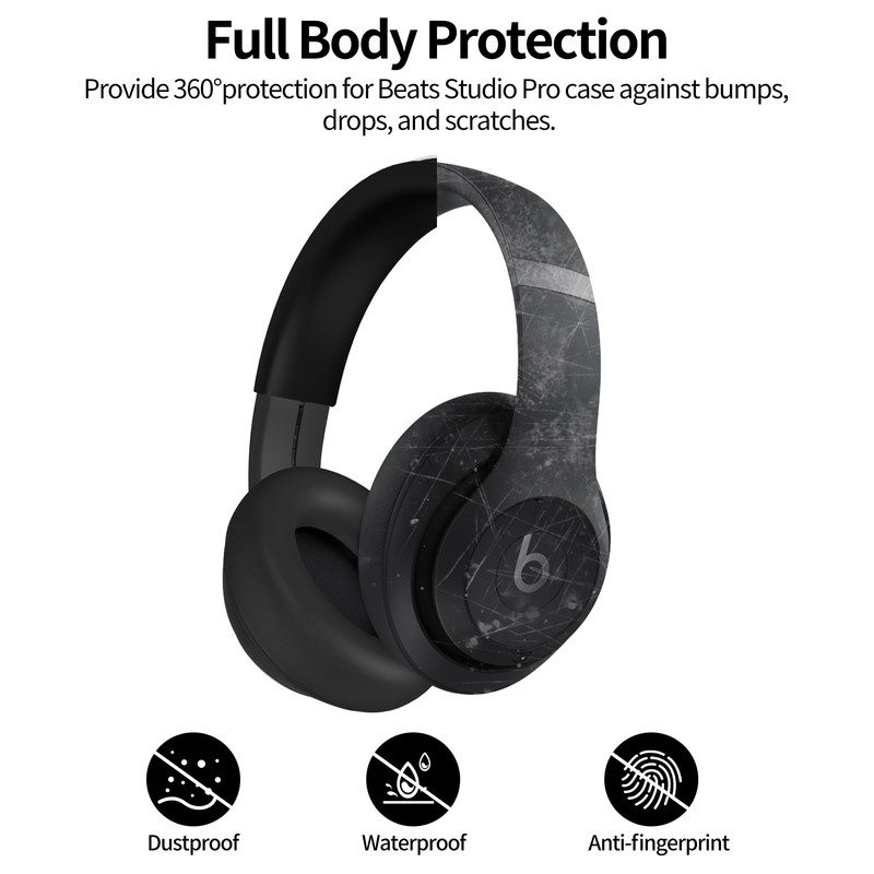 【3 in 1】 Silicone Case for Beats Studio Pro, Anti-Scratch