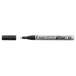 Pilot 3 mm "Super Color" Fine Tip Marker - Silver