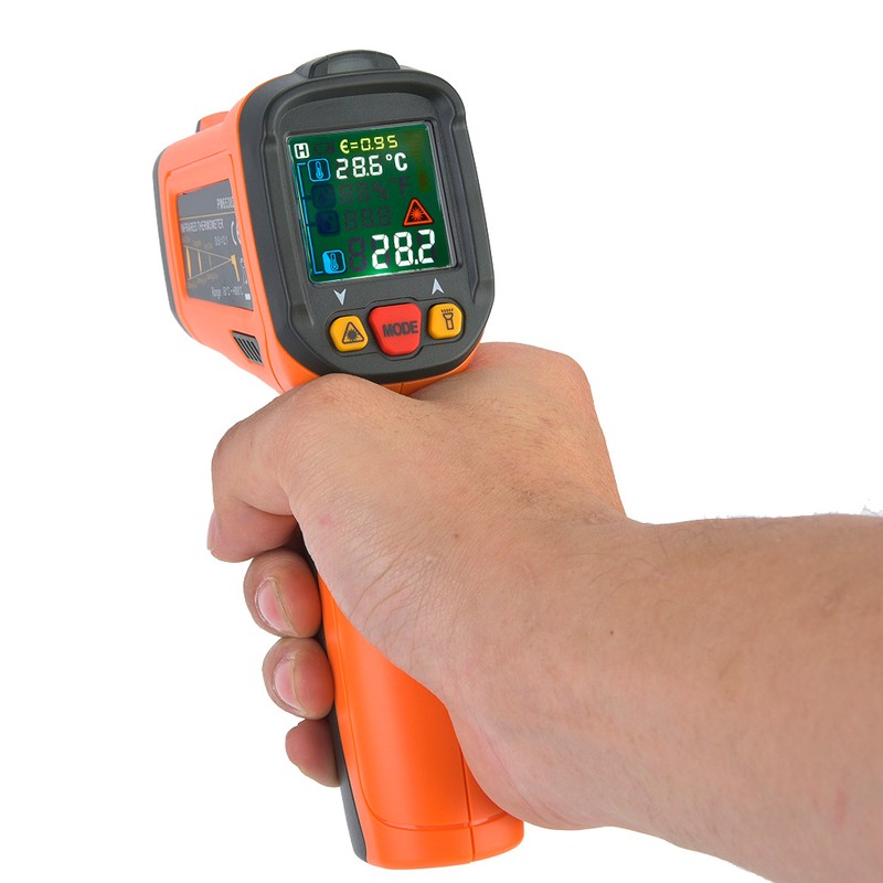 PM6530D High Precision NO contact Digital Infrared Thermometer -50C~800℃/ -58~1472