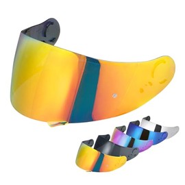 Helmet Visor for GT Air, GT Air 2, Neotec, CNS-1, TC-5, TC-9, Motorcycle Helmet Visor, Motorcycle Wind Protection Helmet Lens Visor Full Face (Chrome Red)