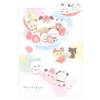 Kamio Japan 252370 Mochi Mochi Panda Die-Cut Underlay, Fruit Party, Tojiki