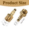 High Pressure Washer Adapter Brass M22 Pressure Washer Plug Threaded