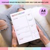 Mental Health Journal Planner | Daily Gratitude, Self Care, Intentions,