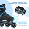 SUPER YOUNGSTER Adjustable Inline Skates for Boys Girls Ages 4-12