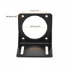 sourcing map Motor Bracket Motor Mounting Holder 98.5x100x98.5mm Black for