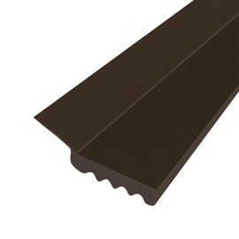 Randall Manufacturing V-37, 7-Feet Dual Vinyl Garage Door Seal for Top or Sides (Brown)