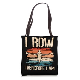 Rowing Lover Water Sports Team Crew Rowing Boat Canoe Tote Bag