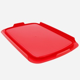 Pyrex C-233 3qt EASY GRAB Rectangular Red Lid - Made in the USA (ONLY FITS PYREX C-232 EASY GRAB DISHES)