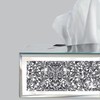 New Silver Crushed Crystal Diamond Tissue Box, Diamante Bling, Living