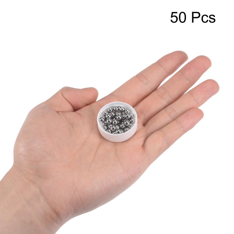sourcing map 50pcs 5mm 440C Stainless Steel Bearing Balls G25