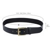 Gusti Leather Belt - Jori Simple Leather Belt with Golden