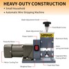 SENDUO Automatic Wire Stripper Machine,25W 0.04" - 0.79" Electric Wire