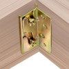 Bed Brackets Corner, 4 Sets Bed Rail Brackets, Heavy Duty