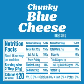 Kraft Chunky Blue Cheese Dressing (16 fl oz Bottle)