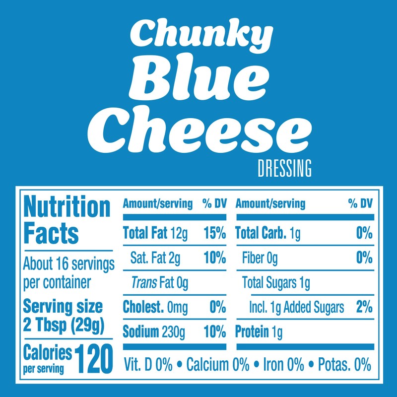 Kraft Chunky Blue Cheese Dressing (16 fl oz Bottle)