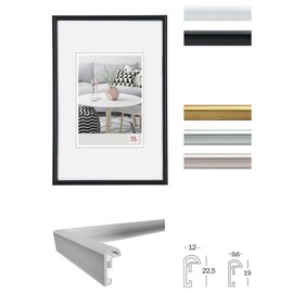 walther Design Galeria KW028H Plastic Picture Frame 20 x 28 cm White
