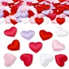 ParPix Pack of 100 Colourful Sponge Heart Confetti, Large 3.5