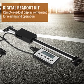 0-200mm Digital Linear Scale Accurate Digital Linear Scale LCD Display Remote Display Scale Set for Milling Machine Lathes with Mounting Accessories