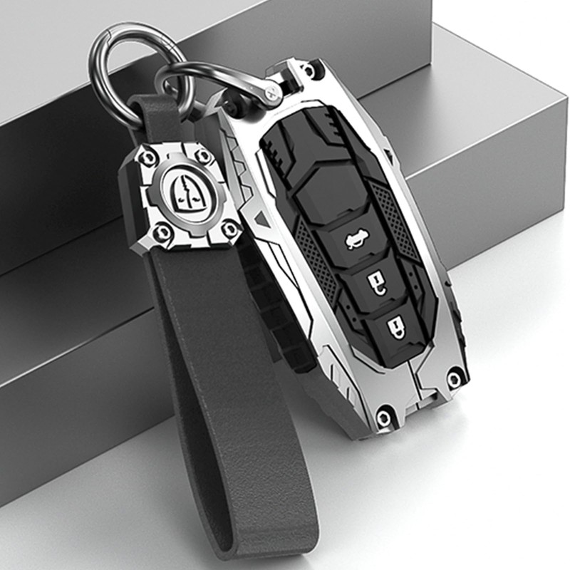 Happtoy Heavy Metal Key Fob Cover Case Protector for Toyota