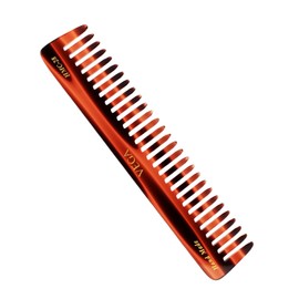 Vega Tortoise Shell with 1 Row Detangling Comb, Brown