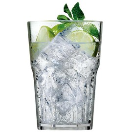 AIOS Set of 6 Classic Tumblers Unbreakable Polycarbonate Capacity 420ml/15oz