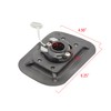 Extreme Max 3006.8607 Easy-Install Universal Mounting Bracket for Rod Holders