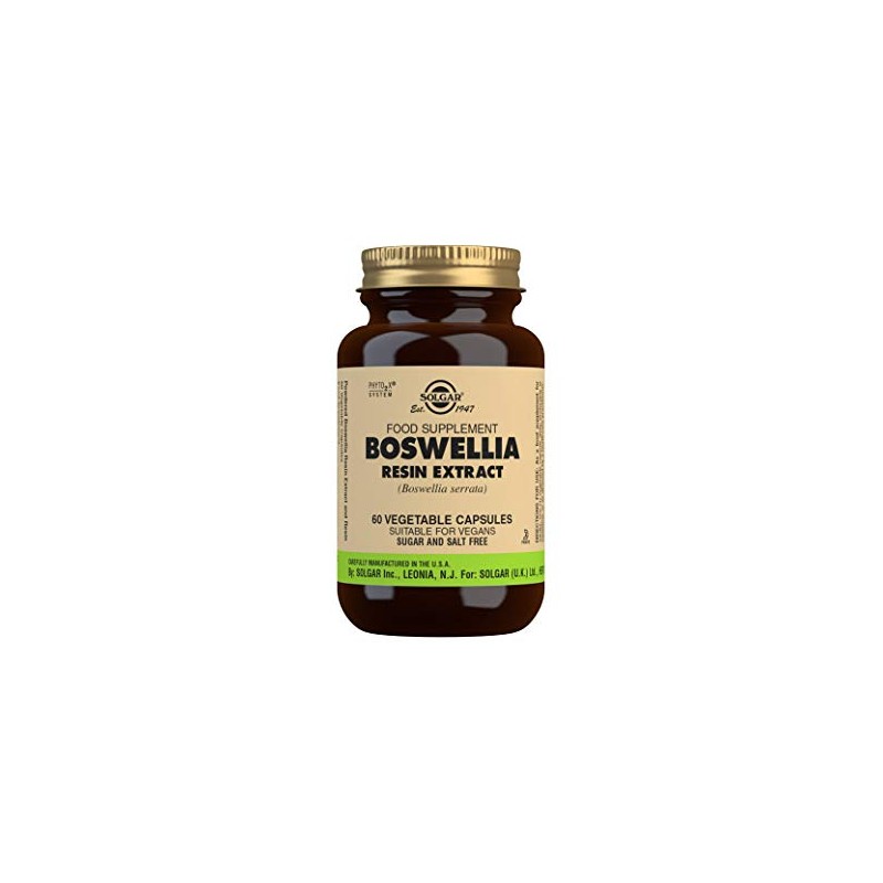 Solgar Boswellia Resin Extract Vegetable Capsules - Pack of 60
