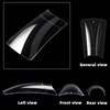 CHANGAR Pack of 500 Duck Feet Style Nail Tips Transparent