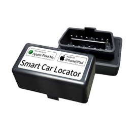 OBD Ⅱ Vehicle Tracker Work with Apple Find My Real-time Vehicle Tracking Device OBD Anti-Lost Device Finder for Cars No Subscription Needed Quick Installation Global Position iOS Only Black