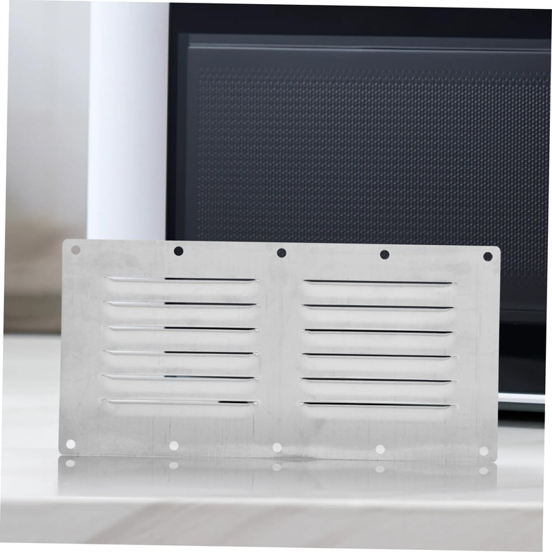 TEHAUX Stainless Steel Vent Cover for Grille Louvered Design Ventilation