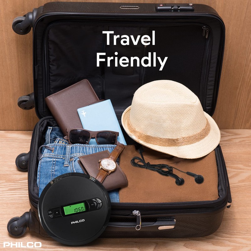 PHILCO Personal CD Player with MP3 Playback, FM Radio &