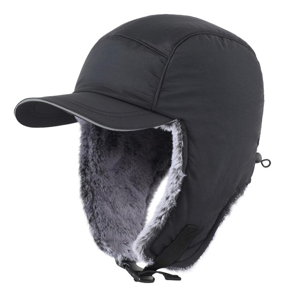 Magracy Mens Warm Winter Hat Water Resistant Baseball Cap with