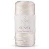 Sensy Premium 2mm 251 Yards Polyester Rope 100% Polypropylene Cord