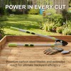 BeBecome 25"- 43" Tree Trimmer, Heavy Duty Bypass Loppers for