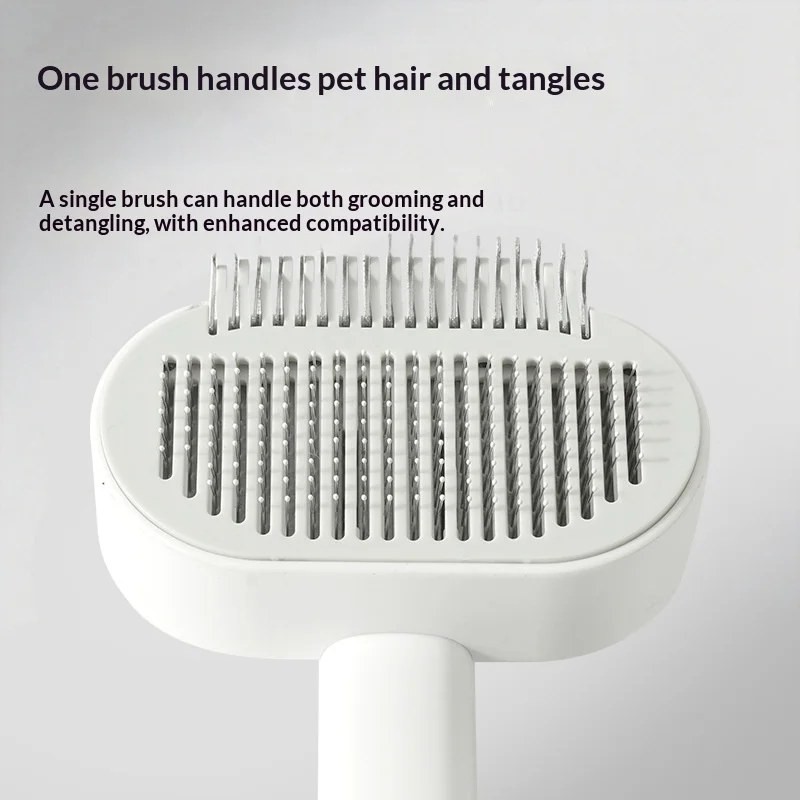 HomeCraft Cat Grooming Brush Self Cleaning