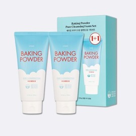 Etude 베이킹 파우더 모공 클렌징 폼 듀오세트 300g2 Baking Powder Pore Cleansing Foam Duo Set 300g2