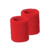 Artec 18155 Fluffy Terry Cloth Wristband, Red, Sports Festivals, Recitals,