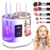 amusediy Makeup Brush Cleaner: LCD Touchscreen Electric Automatic Washer and