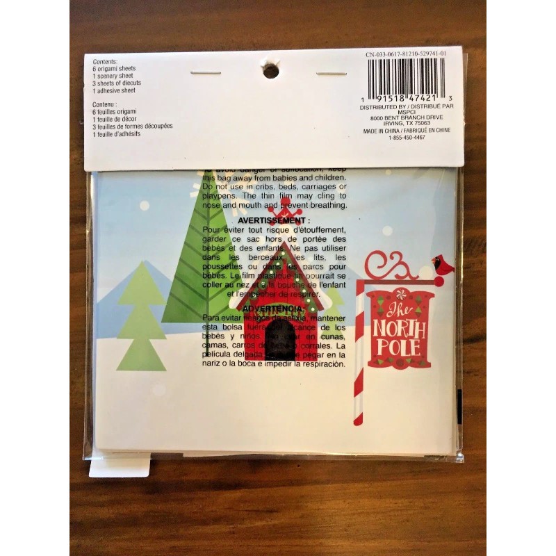 Creatology Christmas Paper Origami Kit 11pc New Age 5+