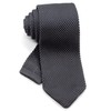WANDM Pointed Knit Tie, Solid Color, Washable, Necktie, 2.8 inches