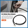 A ABSOPRO 1.5m Car Tire Inflator Extension Hose Chuck Adapter