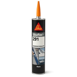 Sika 291243 Sikaflex 291 Marine Grade 1 Component Polyurethane Elastomeric Sealant, 10.3 oz Capacity, Black