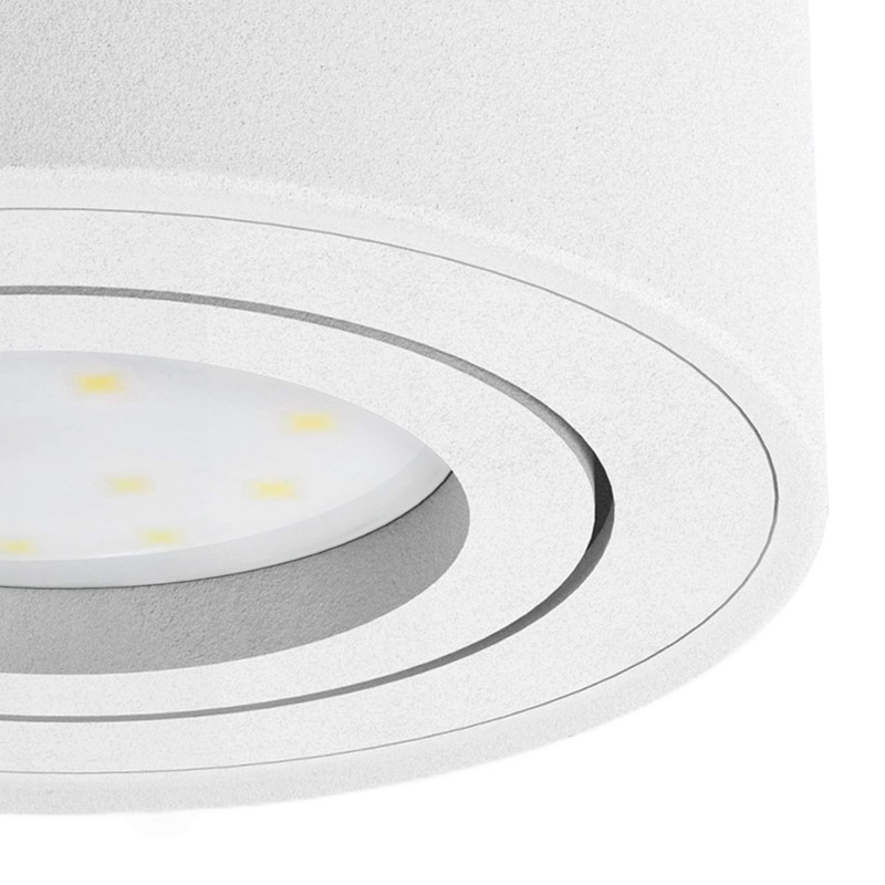 Celi-1 Surface-Mounted Spotlights in Aluminium, White / Black, with LED