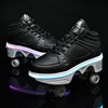 Pairobin Roller Skate Shoes - Sneakers Roller Shoes 2-in-1 Suitable