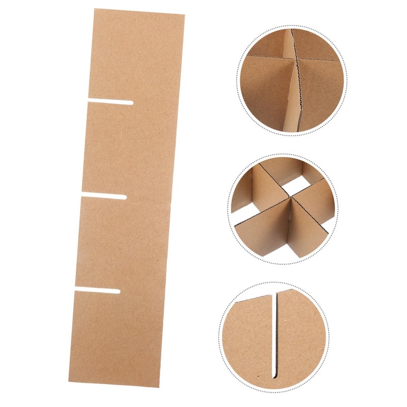 HOMOCONO 1 Set Cardboard Dividers for Moving Boxes Glassware Packaging