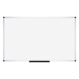 VIZ-PRO Large Magnetic Dry Erase White Board for Wall, 96 X 48 inches, Pack of 2, 8' x 4' Aluminum Framed Whiteboard with Marker Tray for School Office Home