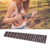 Ukulele Fretboard Rosewood Fingerboard 23in 17 Frets Replacement for Musical