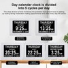 Johnziny 8 Inch Digital Day Calendar Clock, Dementia Clock for